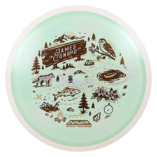 MVP Disc Sports James Conrad Team Series Fission Trail Distance Driver Pastel Green 163 grams