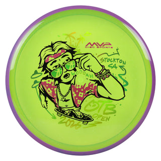 Axiom Discs OTB Open 2026 Particle Proton Soft Hex Midrange Disc DayGlo/Purple 176 grams