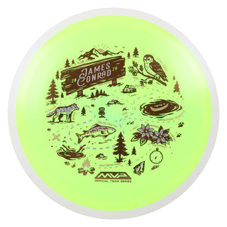 MVP Disc Sports James Conrad Team Series Fission Trail Distance Driver Neon Green 148 grams