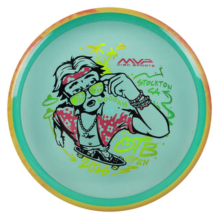 Axiom Discs OTB Open 2026 Particle Proton Soft Hex Midrange Disc Teal/Orange Red 176 grams