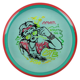 Axiom Discs OTB Open 2026 Particle Proton Soft Hex Midrange Disc Teal/Red 176 grams
