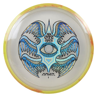 Axiom Discs OTB Open 2026 Particle Proton Soft Rhythm Fairway Driver Clear/Orange Red 174 grams