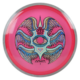 Axiom Discs OTB Open 2026 Particle Proton Soft Rhythm Fairway Driver Pink/Grey 174 grams