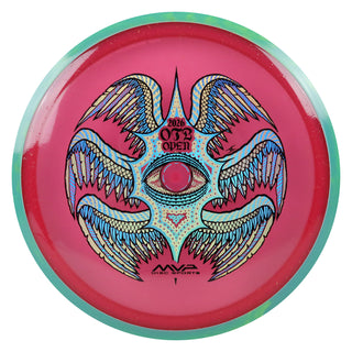 Axiom Discs OTB Open 2026 Particle Proton Soft Rhythm Fairway Driver Pink/Aqua Green 174 grams