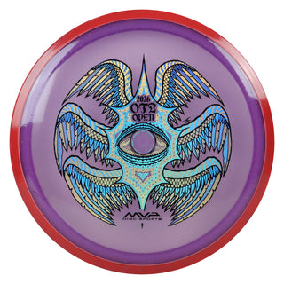 Axiom Discs OTB Open 2026 Particle Proton Soft Rhythm Fairway Driver Purple/Red 175 grams