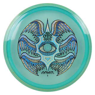 Axiom Discs OTB Open 2026 Particle Proton Soft Rhythm Fairway Driver Teal/Teal 172 grams