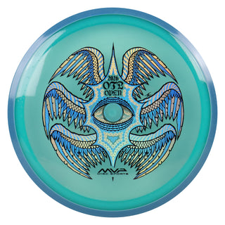 Axiom Discs OTB Open 2026 Particle Proton Soft Rhythm Fairway Driver Teal/Blue 174 grams