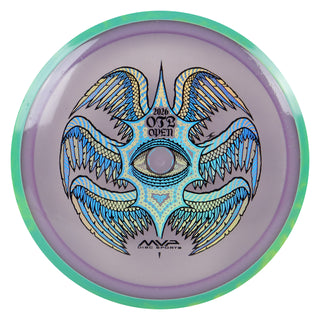 Axiom Discs OTB Open 2026 Particle Proton Soft Rhythm Fairway Driver Purple/Aqua Yellow 175 grams