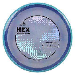 Axiom Discs Project Lab Coat Proton Hex Midrange Disc 5/5/-1/1 Slate Purple/Blue 176 grams