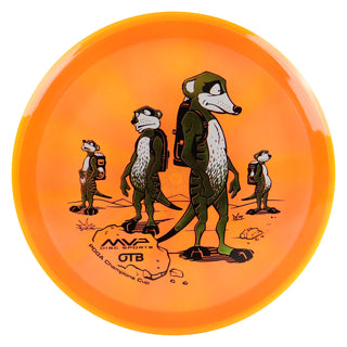 Axiom Disc Golf OTB Open 2025 Champions Cup Prism Proton Crave 6.5/5/-1/1 Orange/Yellow 158 grams