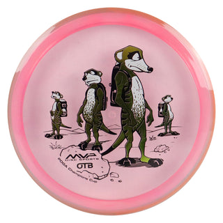Axiom Disc Golf OTB Open 2025 Champions Cup Prism Proton Crave 6.5/5/-1/1 Pink/Clear 158 grams