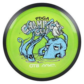 MVP Disc Golf OTB Open 2025 Champions Cup Particle Glow Proton Wave 11/5/-2/2 Green 170 grams