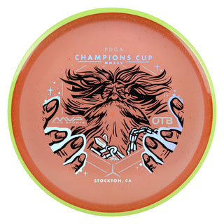Axiom Disc Golf OTB Open 2025 Champions Cup Particle Glow Proton Hex 5/5/-1/1 Orange/DayGlo 177 grams