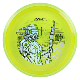 Axiom Disc Golf OTB Open 2025 Champions Cup Particle Glow Proton Virus 9/5/-3.5/1 Yellow/Lime 170 grams