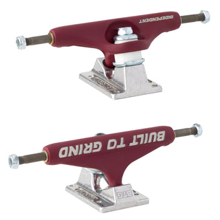 Independent Skateboard Trucks Stage 11 STD BTG Speed Burgundy 144 (8.25") Pair
