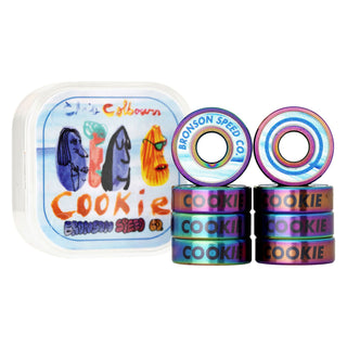 Bronson Speed Co Skateboard Bearings Chris Cookie Colbourn Pro G3 Oil Slick