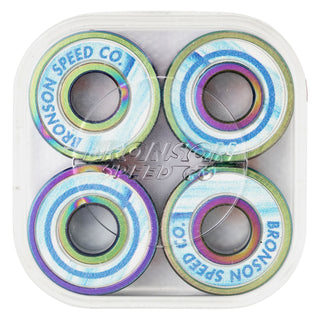 Bronson Speed Co Skateboard Bearings Chris Cookie Colbourn Pro G3 Oil Slick