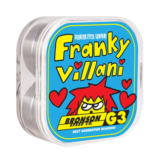Bronson Speed Co Skateboard Bearings Franky Villani Pro G3 Yellow/Orange