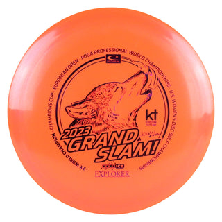 Latitude 64 Disc Golf Opto Ice Glimmer Kristin Tattar Explorer Fairway 7/5/0/2 Orange/Purple 174 grams
