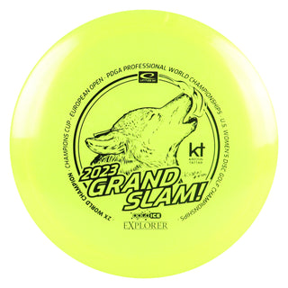 Latitude 64 Disc Golf Opto Ice Glimmer Kristin Tattar Explorer Fairway 7/5/0/2 Yellow/Black 175 grams
