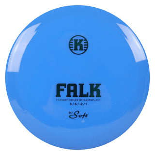 Kastaplast Disc Golf K1 Soft Falk Fairway Driver 9/6/-2/1 Blue/Turquoise 171 grams