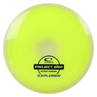 Latitude 64 Disc Golf Project Grip Explorer Fairway Driver 7/5/0/2 Yellow/Indigo 172 grams