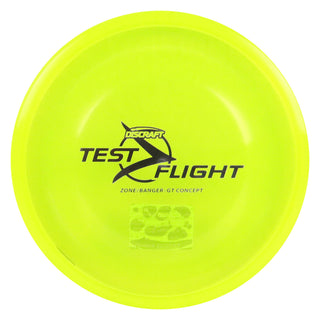 Discraft Disc Golf Z Line Zone Banger GT Concept Test Flight Putter Yellow/Silver 173-174g