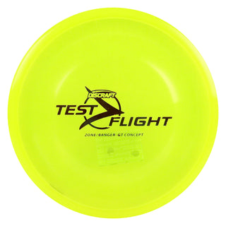 Discraft Disc Golf Z Line Zone Banger GT Concept Test Flight Putter Yellow/Rose 173-174g