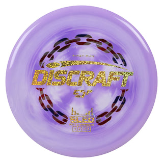Discraft Disc Golf First Run ESP Sled Putt and Approach 3/2/-1/2 Purple White/Holo Shimmer 178g