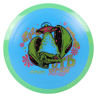 Axiom Discs 2026 OTB Open Fission Delirium Distance Driver Blue/Green 175 grams
