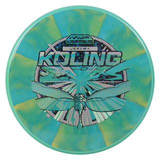 Axiom Discs Jeremy Koling Team Series Cosmic Neutron Tempo Putt and Approach Aqua Mango/Teal 172 grams