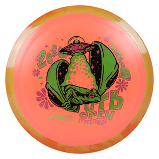 Axiom Discs 2026 OTB Open Fission Delirium Distance Driver Light Red/Orange Red 174 grams
