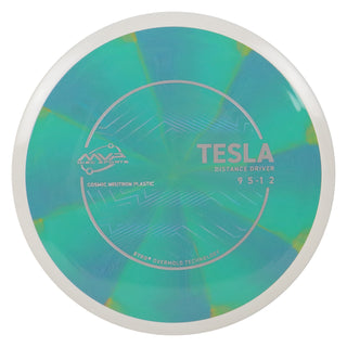 MVP Discs Sports Project Lab Coat Cosmic Neutron Tesla Distance Driver 9/5/-1/2 Aqua Blue 174 grams