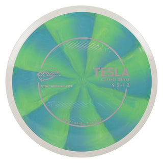 MVP Discs Sports Project Lab Coat Cosmic Neutron Tesla Distance Driver 9/5/-1/2 Green Blue 174 grams