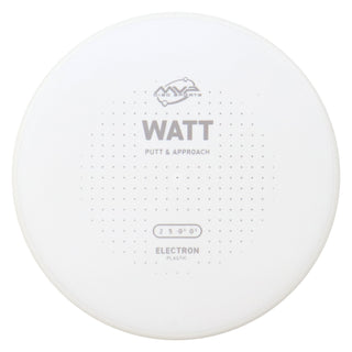 MVP Discs Sports Project Lab Coat Electron Watt Putt and Approach 2/5/-0.5/0.5 White 165 grams
