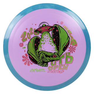 Axiom Discs 2026 OTB Open Fission Delirium Distance Driver Purple/Blue 175 grams