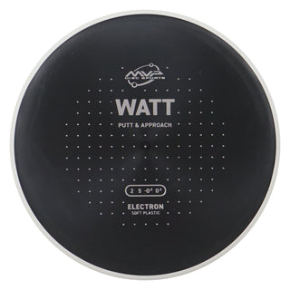 MVP Discs Sports Project Lab Coat Electron Soft Watt Putt and Approach 2/5/-0.5/0.5 Black 172 grams