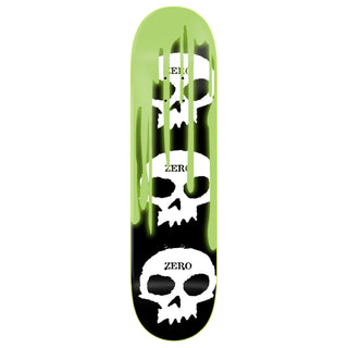 Zero Premium Skateboard with Indy Trucks, Snot Wheels 8.5" 3 Skull Blood Ooze