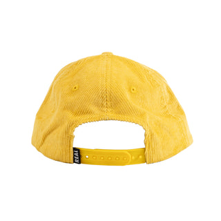 Real Skateboards Hat Lower Snapback Yellow/Black