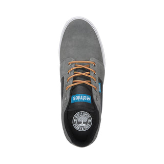 Etnies Skateboard Shoes Barge LS Grey/Black/Yellow Mens