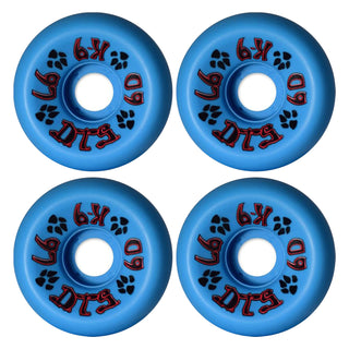 Dogtown Skateboard Wheels 60mm K-9 80's 97A Blue Old School