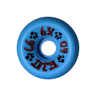 Dogtown Skateboard Wheels 60mm K-9 80's 97A Blue Old School