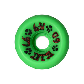 Dogtown Skateboard Wheels 60mm K-9 80's 97A Green Old School