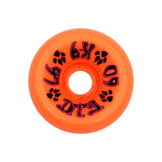 Dogtown Skateboard Wheels 60mm K-9 80's 97A Orange Old School