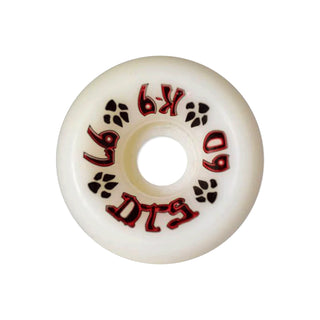 Dogtown Skateboard Wheels 60mm K-9 80's 97A White Old School