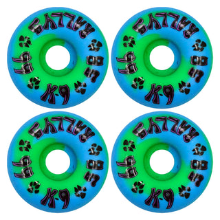 Dogtown Skateboard Wheels 58mm K-9 Rallys 99A Blue/Green
