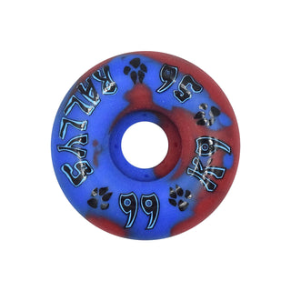 Dogtown Skateboard Wheels 56mm K-9 Rallys 99A Red/Blue