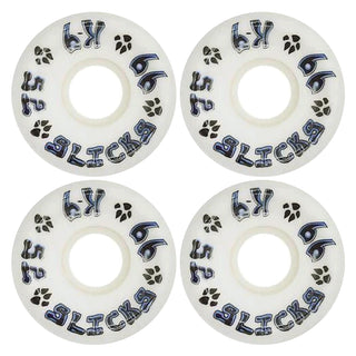 Dogtown Skateboard Wheels 52mm K-9 Slicks 99A White