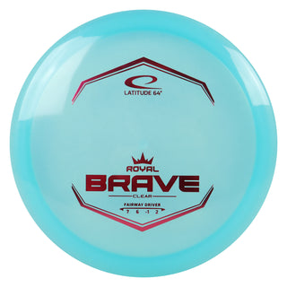 Latitude 64 Disc Golf Royal Clear Brave Fairway Driver 7/6/-1/2 Blue/Magenta 174 grams