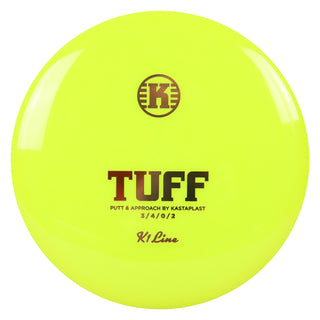 Kastaplast Disc Golf K1 Tuff Putt and Approach 3/4/0/2 Yellow/Gold 176 grams